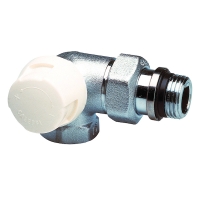 Corps thermostatique double équerre gauche - 1/2" - double équerre à gauche - chromé