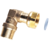 Raccord gaz 90° JPG à visser - mâle-femelle - 1/2"
