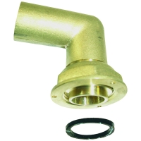 Raccord gaz 2 pièces 90° JPC à braser sur cuivre - femelle - écrou 6/20 - CU 22