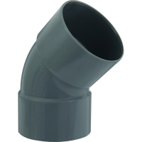 Coude 45° PVC femelle/femelle - Diamètre : 63 mm
