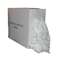 Chiffon textile RICOT MEL blanc - carton de 10 kg - blanc