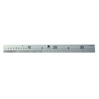 Jauge de charpentier inox - Longueur : 350 mm - Largeur : 30 mm - Épaisseur : 1,2 mm