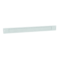 Capot d'obturation pour entrée d'air POVM blanc - 295 x 27 x 2,5 mm