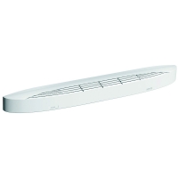 Entrée d'air autoréglable acoustique ISOLA 2 .30 RA - Débit : 30 m3/h - Isolation acoustique : 39 dB - Coloris : blanc - Dimensions (l x h x e / d x e) : 422 x 45 x 69 mm