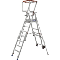 Plateforme TANDEM 7 pliante - 3 marches - hauteur de travail 2,74 mètres
