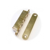 Loqueteau rectangulaire SUPER POLAIR à entailler magnétique LM5202 - nickelée - A entailler - 8 Kg