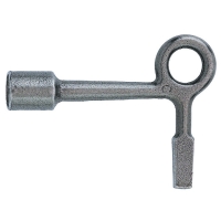 Clé pour batteuse EDF-GDF rectangle et triangle - Triangle 11 mm et rectangle de 9 x 6 mm - 91 mm