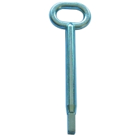 Clé pour batteuse carré - 6 x 6 mm - 80 mm