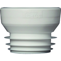 Raccord WC droit n°2 pour tube de D100/110mm