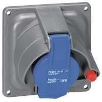 Prisinter fixe HYPRA 2P+T - 16 A - 143 x 143 mm