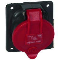 Prise murale d'appareillage industriel HYPRA 3P+N+T - 16 A - 84 x 74