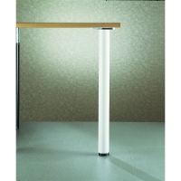 Pied de table rond réglable diamètre 60 mm hauteur 710 mm noir le jeu de 4 pieds