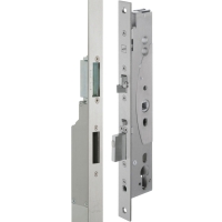 Serrure électrique et motorisée à larder MEDIATOR - Axe : 30 mm - Entraxe : 276 mm - réversible - inox - 1 point