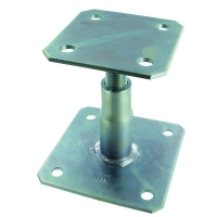 Pied de poteau APB 100/150 Réglable - Hauteur de 100 à 150 mm