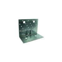 Équerre de menuiserie bois et charpente AG922 Renforcée - Dimensions (L1 x L2) : 121 x 79 mm - Largeur : 150 mm - Épaisseur : 2,5 mm