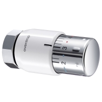 Tête thermostatique UNI SH - blanche et chromée