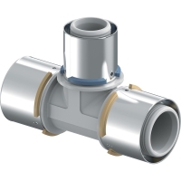 Té pour tube multicouche  PPSU S-Press à sertir réduit 50-40-50