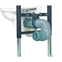 Pipe souple extensible MULTIBATI - diamètre 100 - 110 mm longueur extensible de 320 à 670 mm