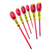 Jeu de 6 tournevis Plat et Phillips® isolés 1000V