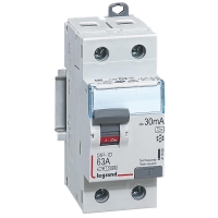 Interrupteur différentiel DX3-ID type A V/V - arrivée haute et départ bas à vis - 2P 230 V - 63 A - 2 modules