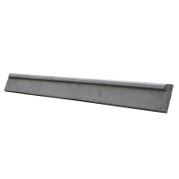 Panneau de soubassement 1/2 chaperon - 0,25 x 2,5 m - gris
