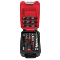 Coffret de douilles 6 pans 1/4" avec cliquet rond et accessoires BOXSMALL - 46 pièces