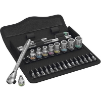 Coffret de 28 douilles et cliquet ZYKLOP 1/4"