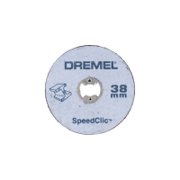 Lot de 2 disques à tronçonner fins EZ SpeedClic pour DREMEL - diamètre 38 mm