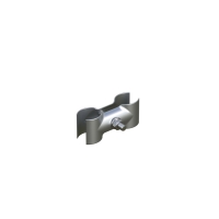Collier anti-vandalisme simple pour clôture mobile de chantier HERAS