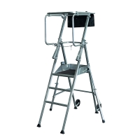 Plateforme TANDEM 4 pliante - 2 marches - hauteur de travail 2,52 mètres
