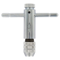 Tourne à gauche reversible à cliquet 1110012 - M3 à M10 - Capacité : 2,5 à 5,5 mm - Longueur : 48 mm