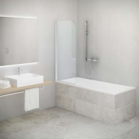 Pare baignoire pivotant EQUI 1400 x 800 mm
