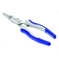 Pince à bec plat strié avec coupe - Longueur totale : 160 mm - Longueur des becs : 0 mm