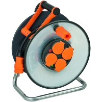 Enrouleur de câble PROFESSIONAL LINE STEELCORE - IP44 - câble H07RN-F 3G2,5 - 33 m