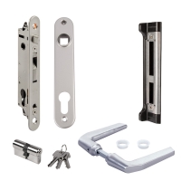 Serrure de portail avec accessoires FORTYSET