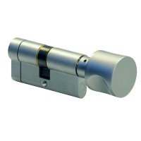 Cylindre européen A BOUTON REVERSAFE+ - s'entrouvrant - 30 x B40 mm