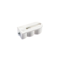 Ferrure d'assemblage pour meuble CABINEO 12 - blanc - 500 pièces