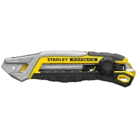Cutter QUICK SNAP FATMAX® molette crantée et corps inox 18 mm avec un mécanisme casse-lame