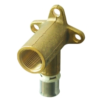 Coude applique 90° pour tube multicouche - 3/4" - 26 mm - Longueur 35 mm
