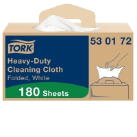 Chiffon de nettoyage ultra-résistant blanc W7 - 180 chiffons