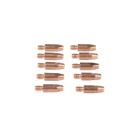 Tube contact standard (Cu) MIG M6 - Diamètre : 0,8 mm - Filetage : M6 - Nombre de pièces : 10