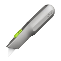 Cutter Slice® à lame céramique auto rétractable finger-friendly® avec manche en métal