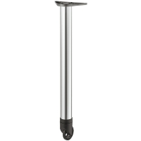 Pied de table 635.16.270 - chromé - 710 mm