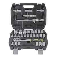 Coffret de 32 douilles 1/2" - 8 à 32 mm - 12 pans et 6 pans