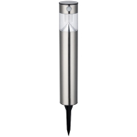Borne LED solaire GIZMO SOLAR - 58 Lm - 4000 K - acier
