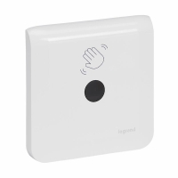 Interrupteur sans contact MOSAIC pour commande de porte - blanc antimicrobien