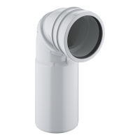 Pipe d'évacuation WC Orientable 90° pour bâti-support Rapid SL