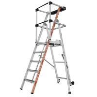 Plateforme RAPTOR avec garde corps sangle 5 marches hauteur de travail 3,17 mètres