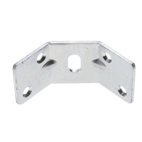 Ferrure de table - 53 x 53 x 34,5 x 2,5 mm - acier zingué
