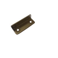 Gâche équerre - 35 x 10 mm - acier nickelé